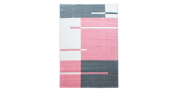 FLACHWEBETEPPICH 140/200 cm Hawaii Pink - Pink, Design, Textil (140/200cm) - Novel