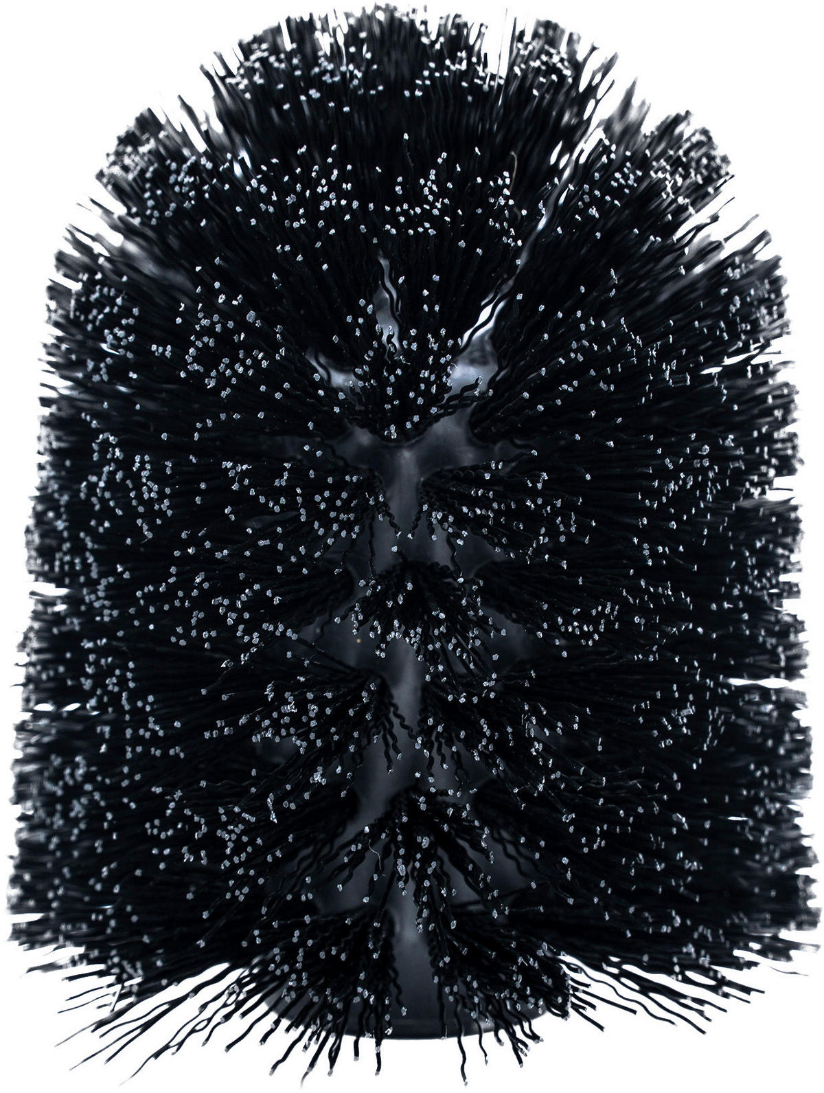 ERSATZBÜRSTENKOPF in   Kunststoff  - Schwarz, Basics, Kunststoff (7,5cm)