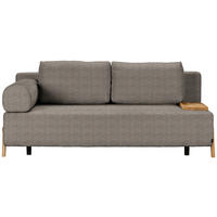 SCHLAFSOFA Holz, Textil Taupe  - Taupe/Naturfarben, Design, Holz/Textil (211/88/102cm) - Niels Andersson