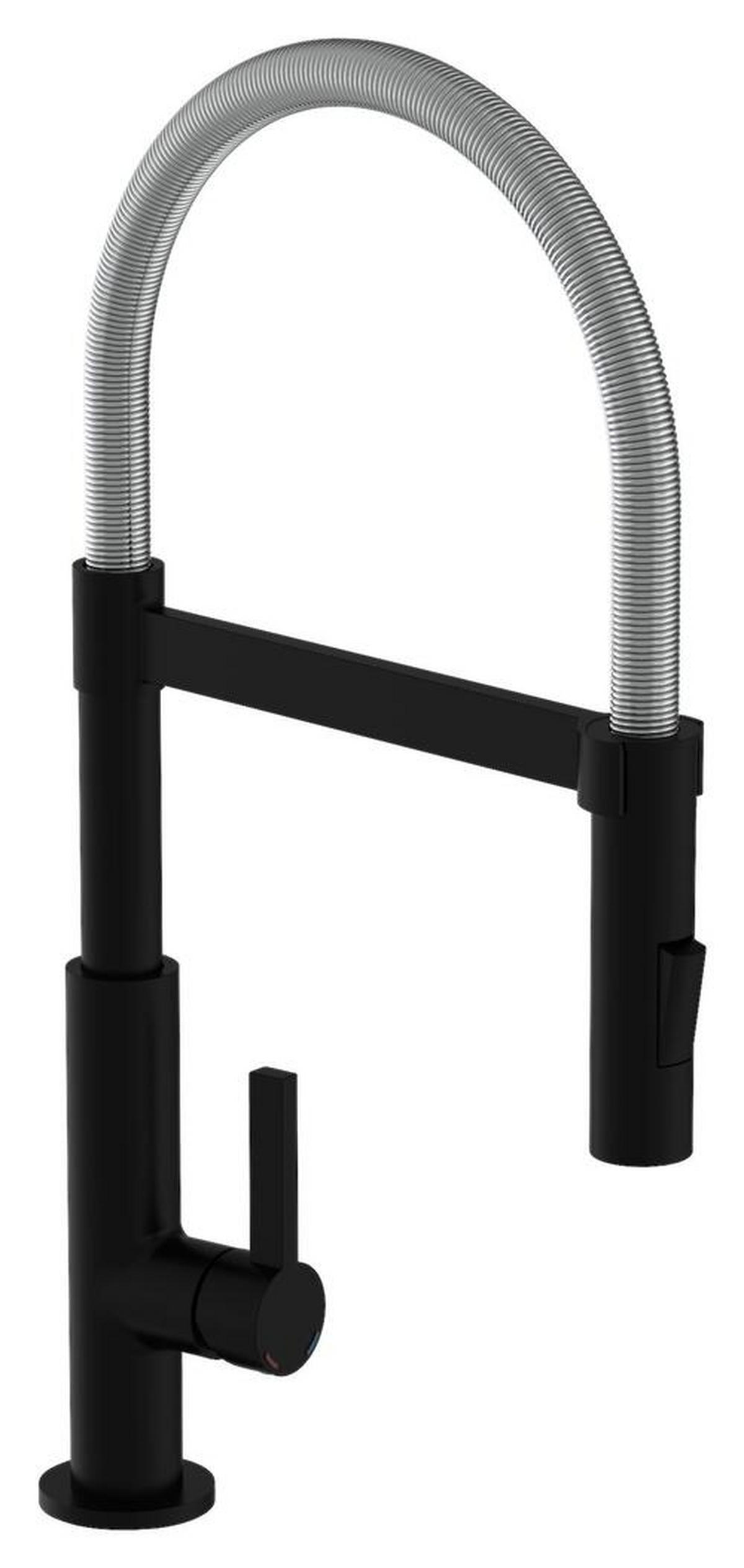 KÜCHENARMATUR 79146  - Chromfarben/Schwarz, Basics, Metall (26/48,5/5,5cm) - Schütte