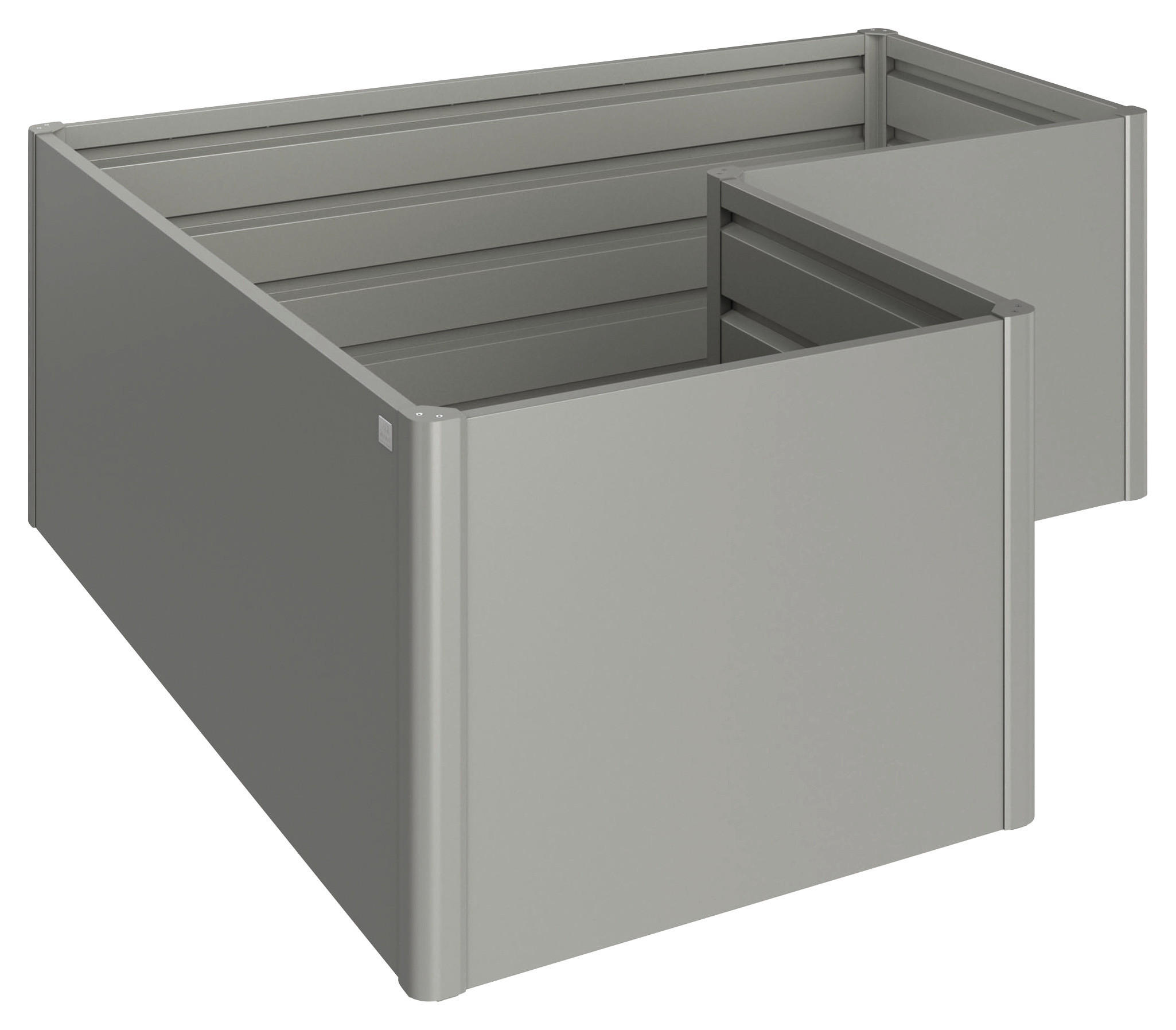 HOCHBEET - Grau, Design, Metall (201/201cm) - Biohort