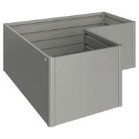 HOCHBEET - Grau, Design, Metall (201/201cm) - Biohort