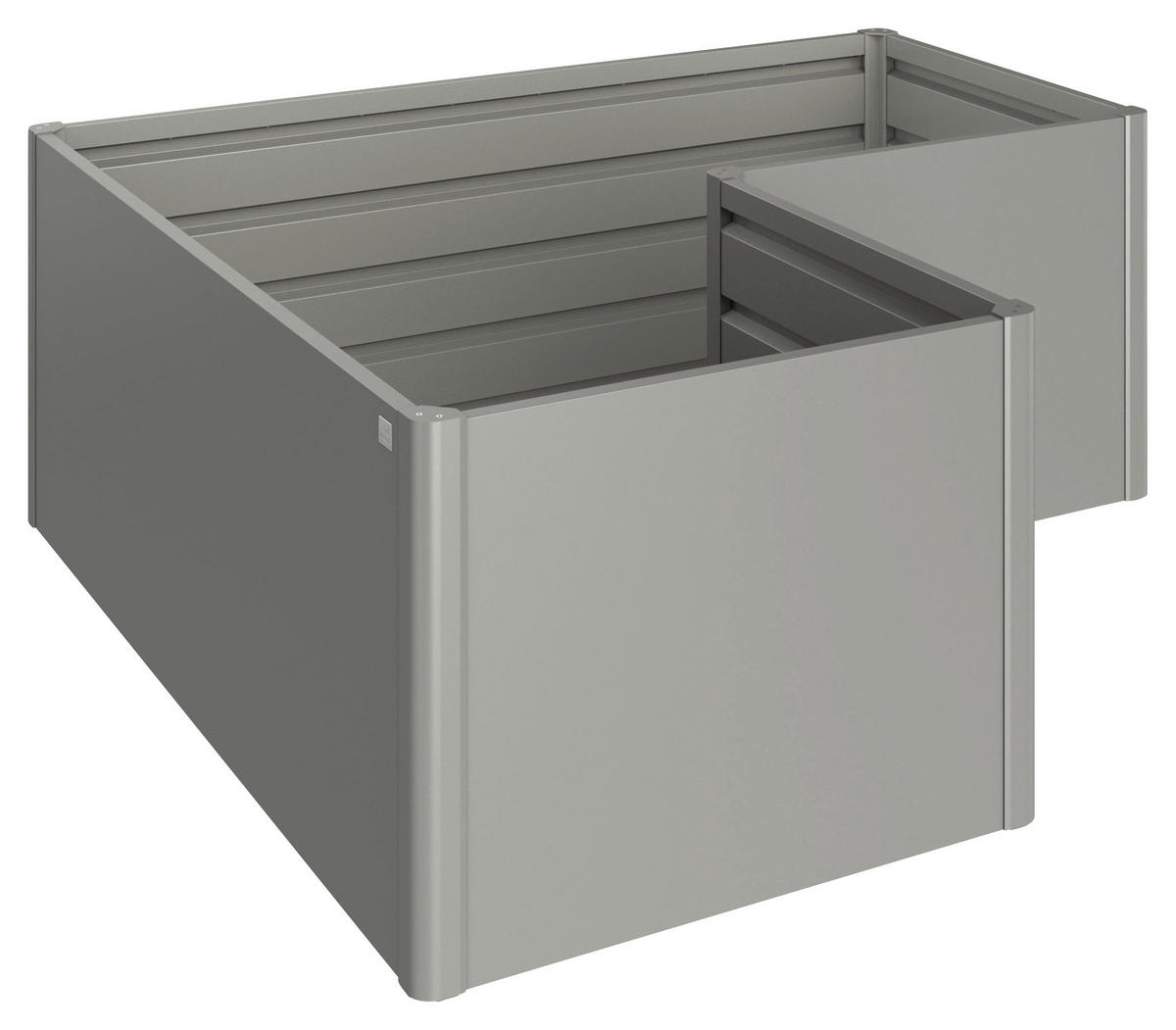 HOCHBEET - Grau, Design, Metall (201/201cm) - Biohort