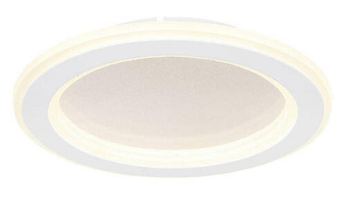 LED-TAKLAMPA 18 W 29,7/4,7 cm  - vit/opal, Design, metall/plast (29,7/4,7cm) - Globo