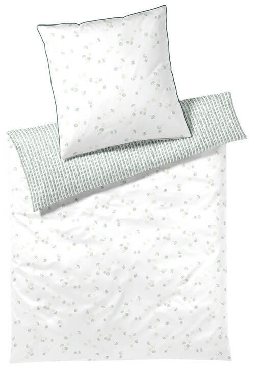 POSTELJNINA 200/200 cm mako saten zelena  - zelena, Konvencionalno, tekstil (200/200cm) - Elegante