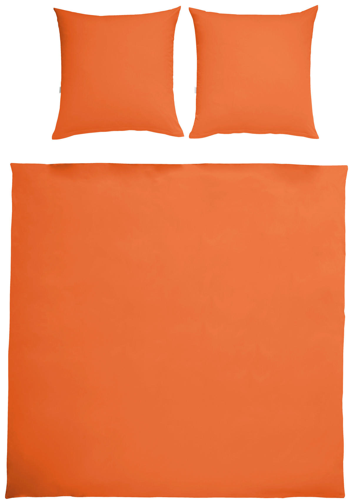 BETTWÄSCHE Satin 200/200 cm  - Terracotta, KONVENTIONELL, Textil (200/200cm) - Bio:Vio