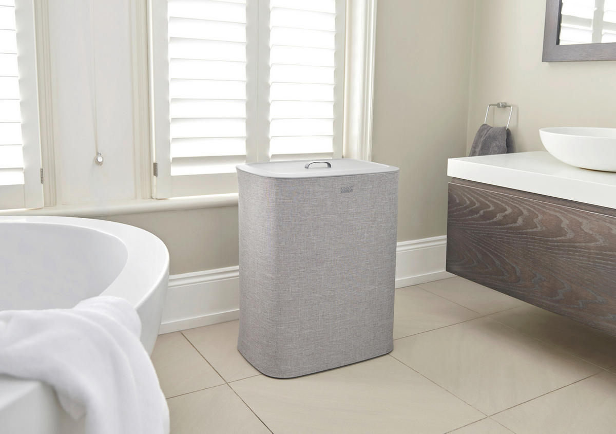 KOŠARA ZA RUBLJE      56/71/39,5 cm      - siva, Basics, tekstil (56/71/39,5cm) - Joseph Joseph