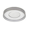 LED-DECKENLEUCHTE 38/8,5 cm   - Grau, Design, Metall (38/8,5cm) - Novel