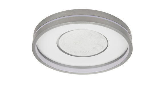 LED-DECKENLEUCHTE 38/8,5 cm - Grau, Design, Metall (38/8,5cm) - Novel