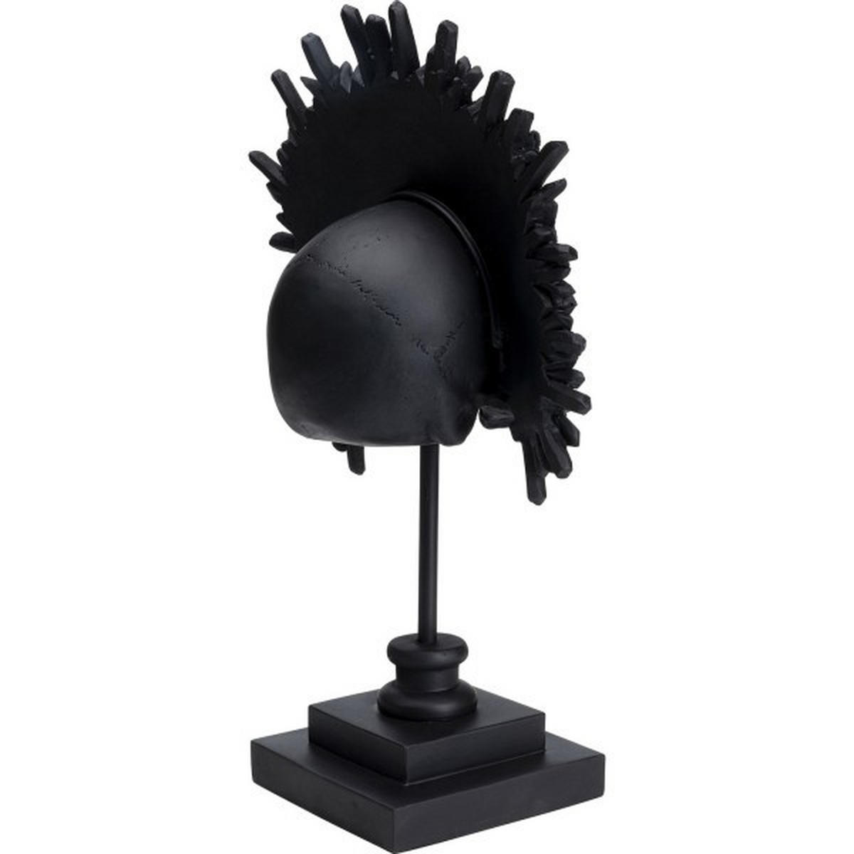 DEKOSCHÄDEL  - Schwarz, Trend, Kunststoff (34/49/20cm) - Kare-Design