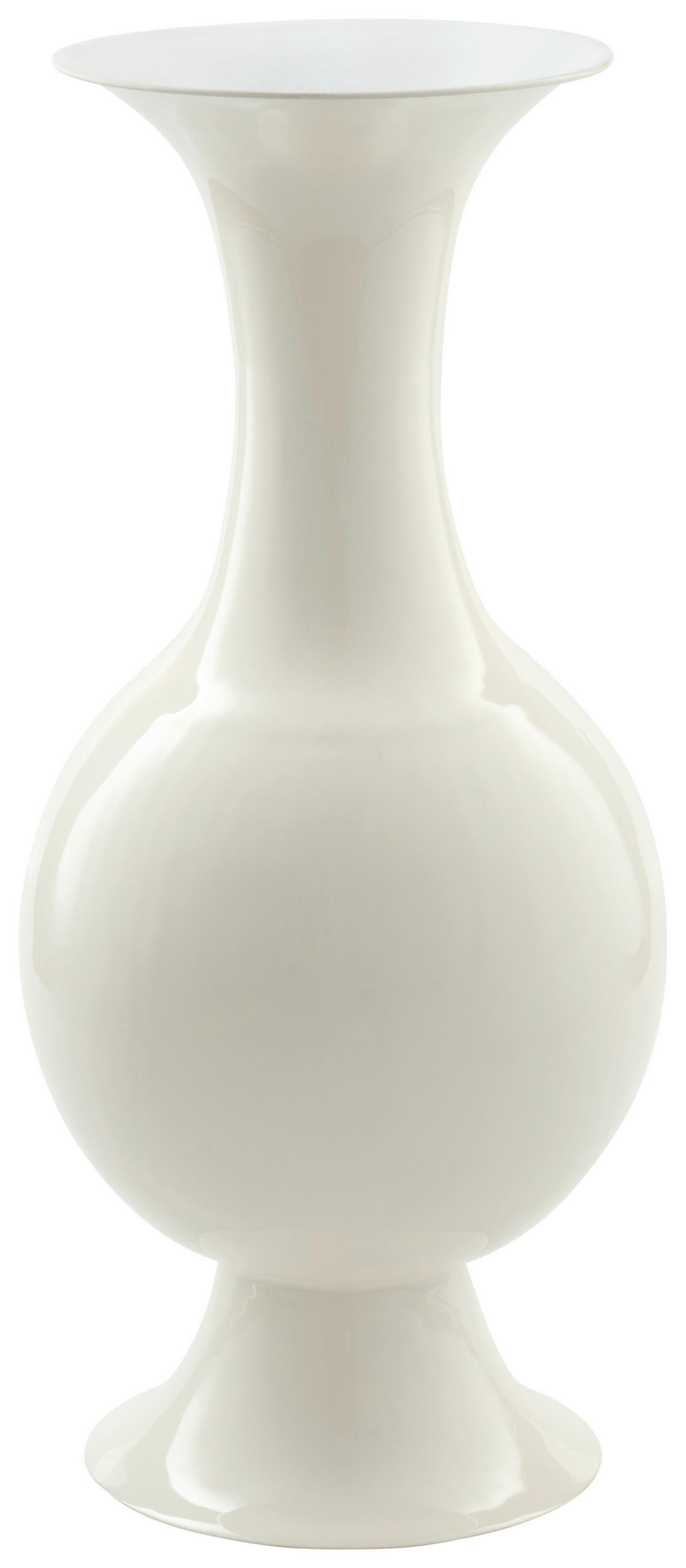 VASE 56 cm  - Weiß, Trend, Metall (25/56cm) - Ambia Home