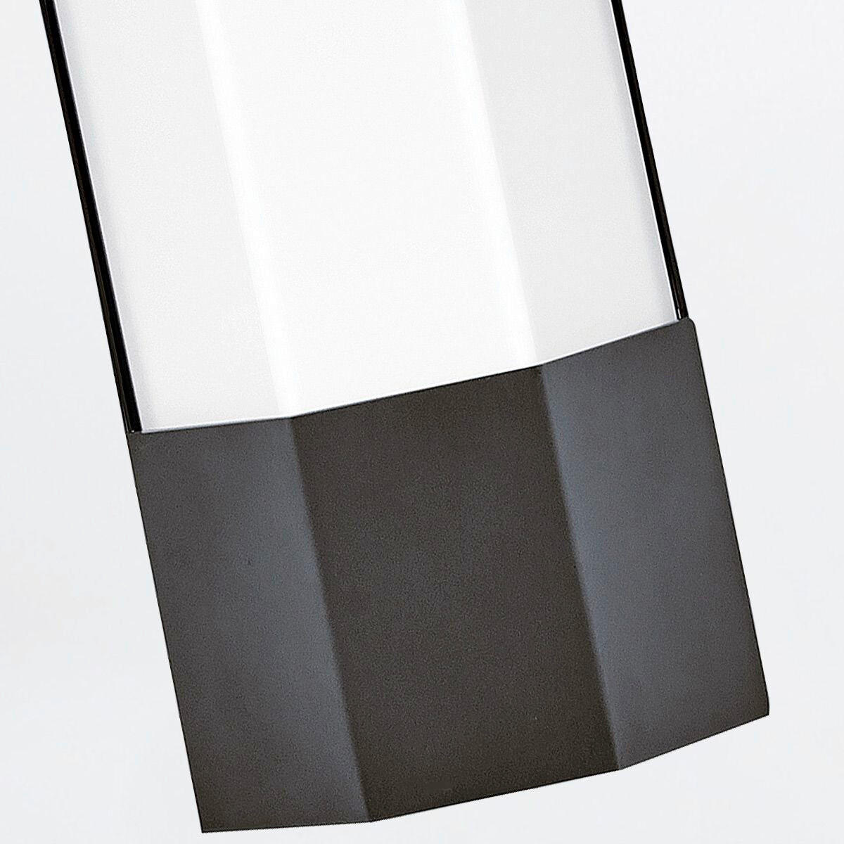 BADEZIMMER-WANDLEUCHTE Hinkley 61/11,5/8 cm  - Schwarz, KONVENTIONELL, Glas/Metall (61/11,5/8cm) - Elstead Lighting