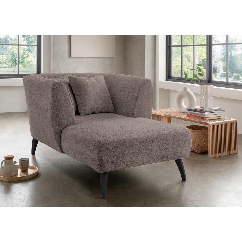 Thumbnail - Mid.you Xxl-Sessel, Taupe, Textil, Buche, Uni, Füllung: Schaumstoff, 108x84x155 cm, Made in EU, Stoffauswahl, erweiterba...