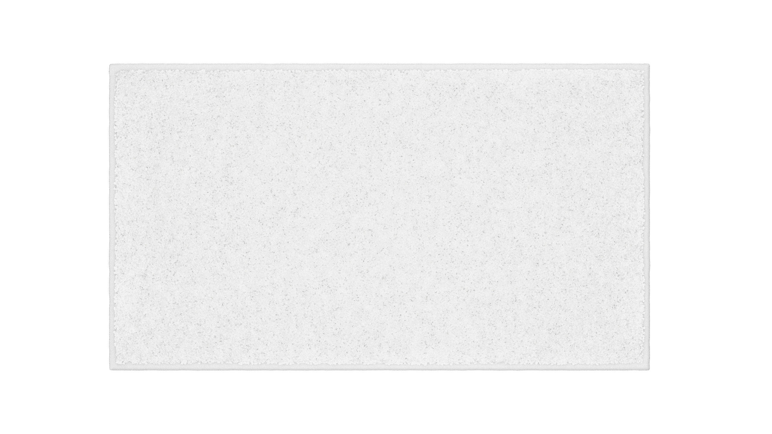 BADEMATTE Grund Weiß 65/115 cm  - Weiß, Basics, Kunststoff/Textil (65/115cm) - Grund