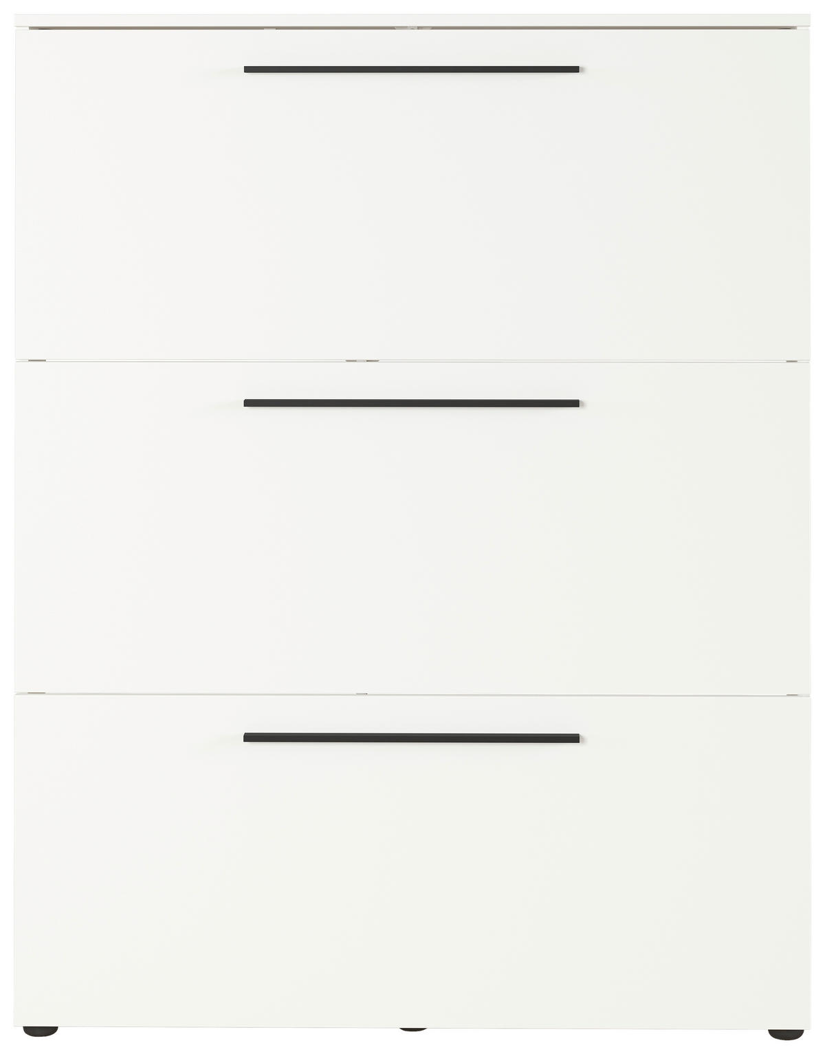 SCHUHKIPPER  in 100/129/19 cm  - Schwarz/Weiß, Basics, Holzwerkstoff/Kunststoff (100/129/19cm)
