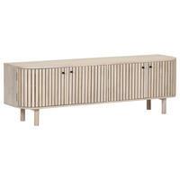 LOWBOARD  in 160/50/47 cm  - Eichefarben/Schwarz, Design, Holz (160/50/47cm) - Landscape