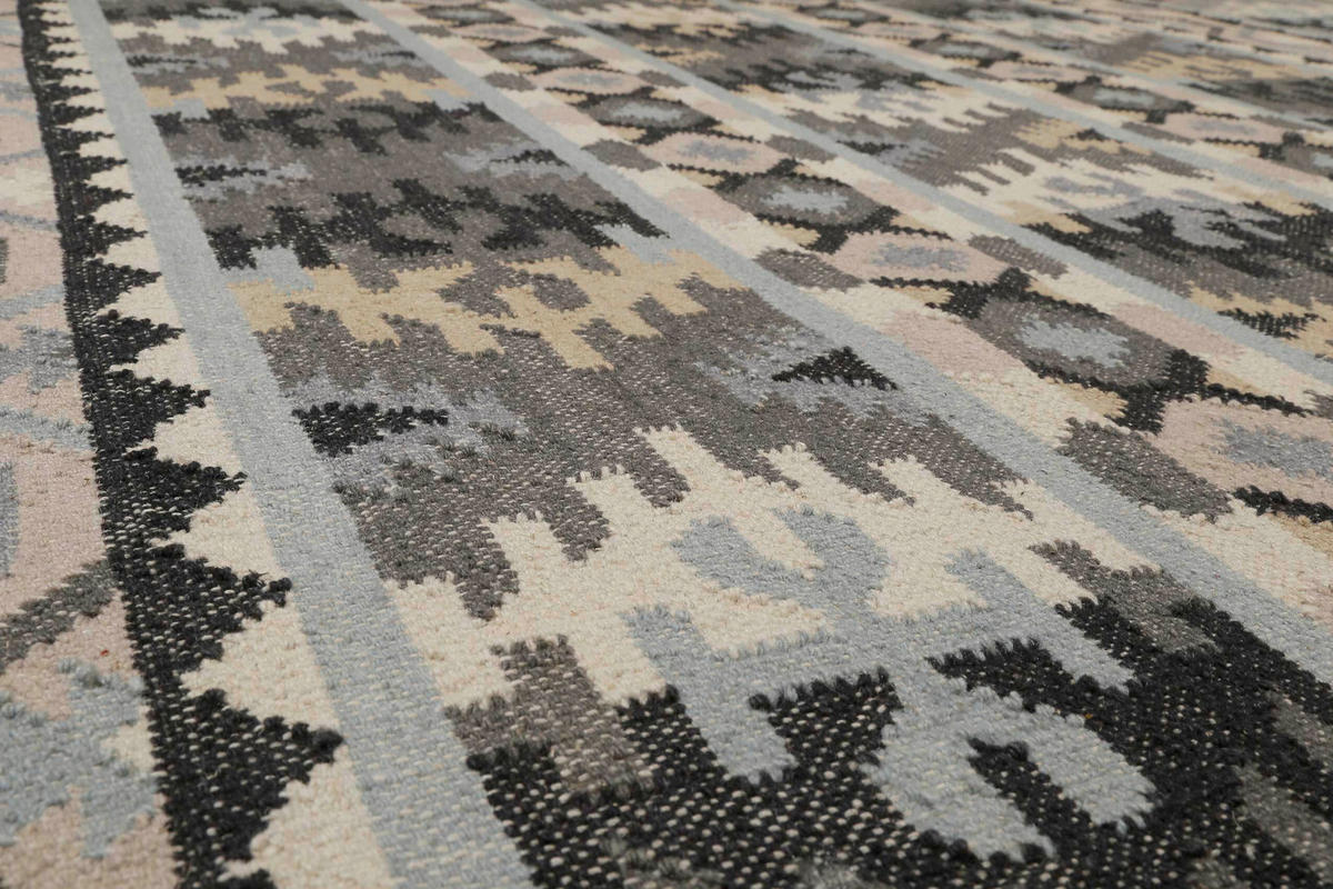 HANDWEBTEPPICH 300/400 cm Balou Hellgrau, Beige  - Beige/Hellgrau, KONVENTIONELL, Textil (300/400cm)