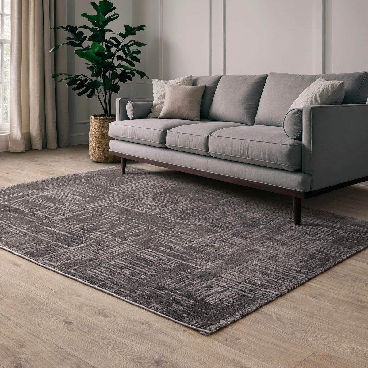 SZŐNYEG   - antracit, Basics, textil (80/140cm)