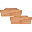 BETTKASTENSET 83/29/68 cm Kernbuche  - Kernbuche, Natur, Holz/Kunststoff (83/29/68cm) - Carryhome