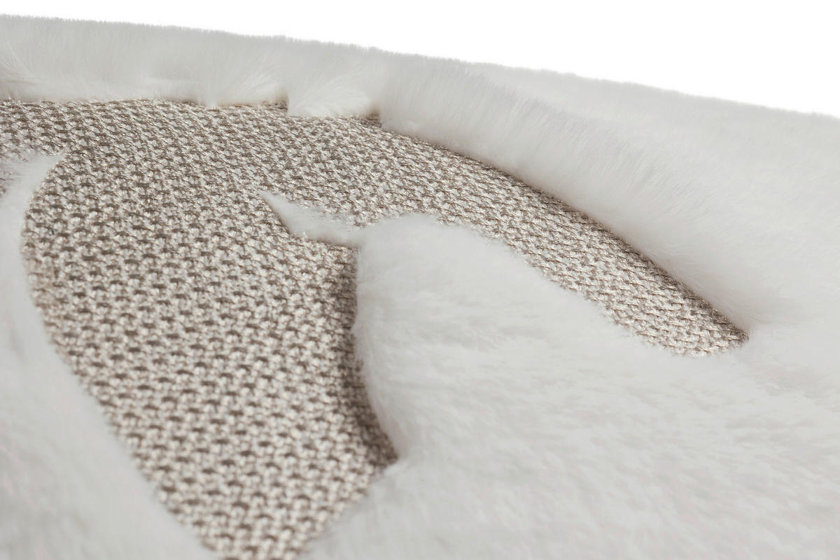 FELLKISSENHÜLLE Marcel.Remus.Design- Felantix offwhite 45/45 cm  - Weiß, Design, Textil (45/45cm) - Marcel Remus