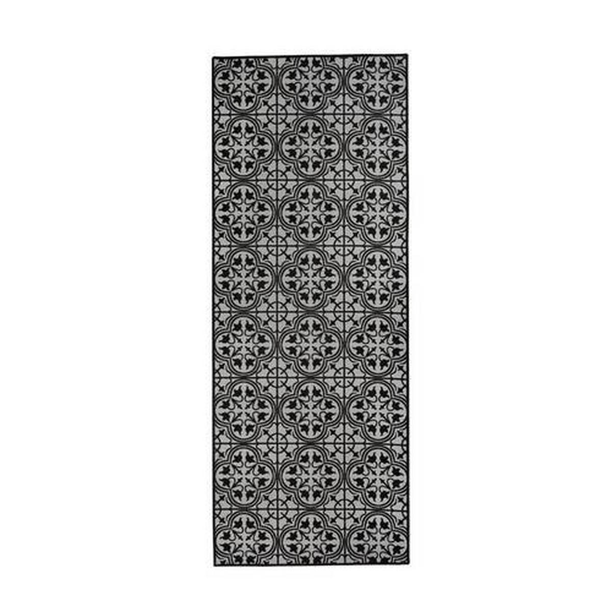 LÄUFER 80/150 cm  - Schwarz, Design, Kunststoff/Textil (80/150cm) - Novel