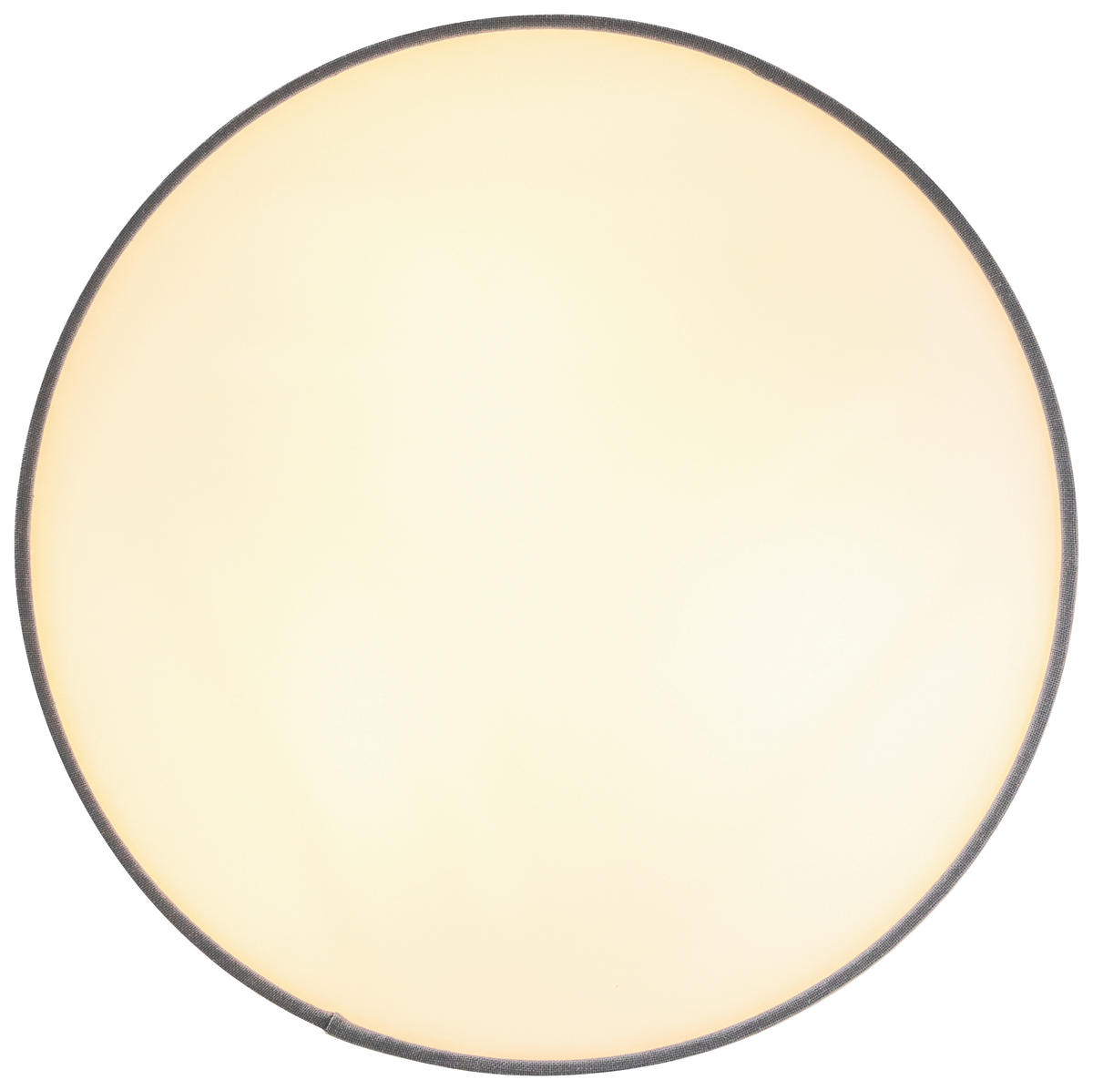 DECKENLEUCHTE  37/13 cm    - Weiss/Anthrazit, Design, Kunststoff/Textil (37/13cm) - Novel