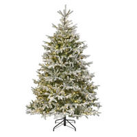 NOVOGODIŠNJA JELKA - zelena/bela, Osnovno, metal/plastika (165/240cm) - X-Mas