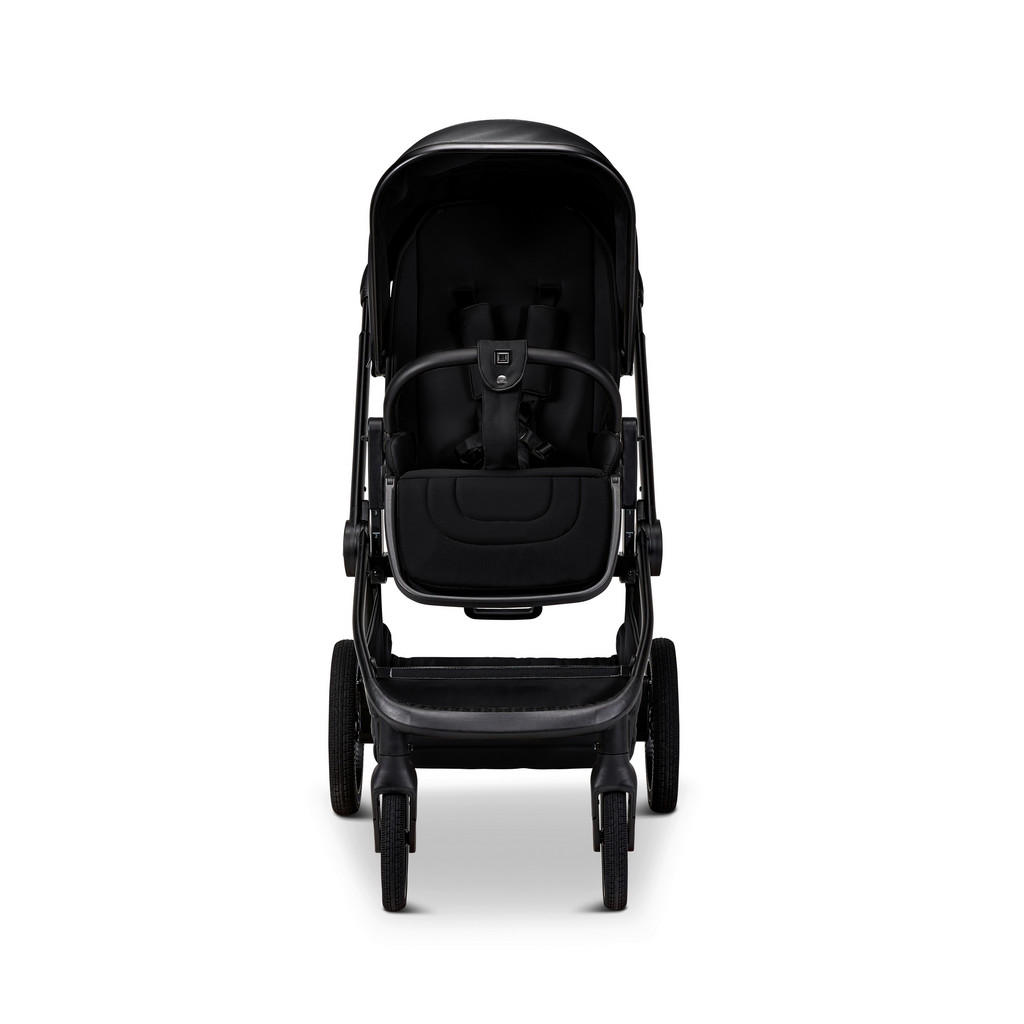 Thumbnail - Moon Buggy Hype, Schwarz, Textil, 57x114x96 cm, EN 1888, Feststellbremse, Fußstütze abklappbar, Federung, 5-Punkte-Gurt,...