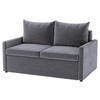 SCHLAFSOFA COLOGNE in Flachgewebe Dunkelgrau  - Dunkelgrau/Schwarz, Design, Kunststoff/Textil (152/89/92cm) - MID.YOU