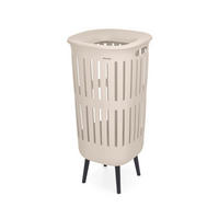 KOŠARA ZA PERILO - bež, Basics, umetna masa (38.2/38.2/77,9cm) - Brabantia