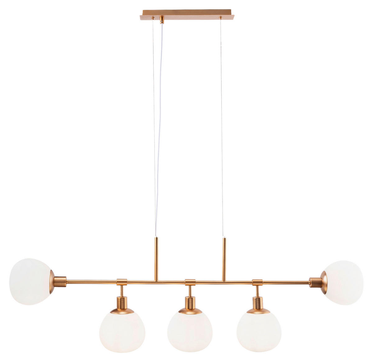 PENDELLEUCHTE  120/37,3/15 cm   - Messingfarben, Trend, Glas/Metall (120/37,3/15cm) - MAYTONI