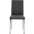 STUHL in Metall, Leder Grau, Edelstahlfarben - Edelstahlfarben/Grau, Design, Leder/Metall (42/48/58cm) STUHL in Metall, Leder Grau, Edelstahlfarben - Edelstahlfarben/Grau, Design, Leder/Metall (42/48/58cm)