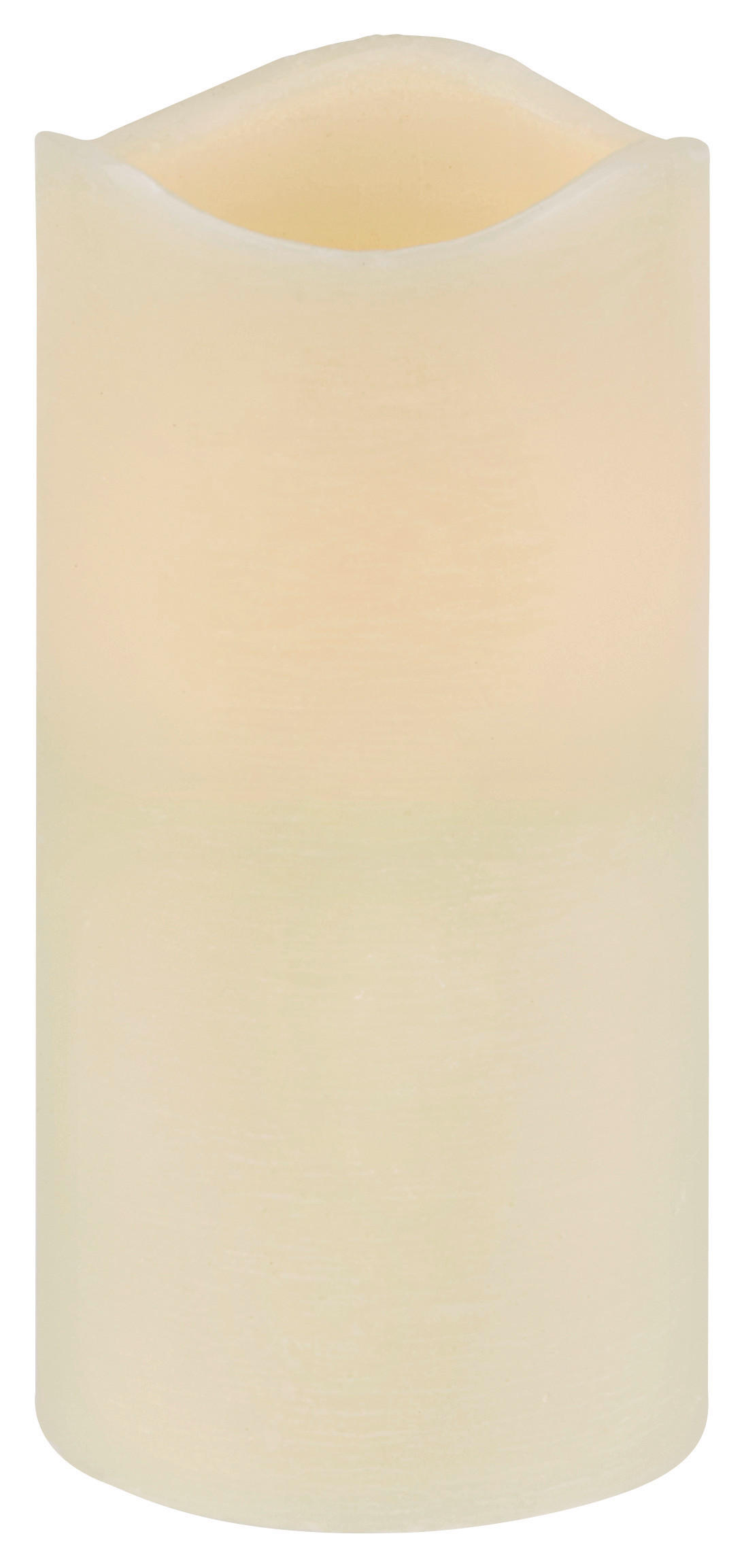 Led-kerze Melina Naturfarben Mit Timer, Dxh: 10x20 Cm