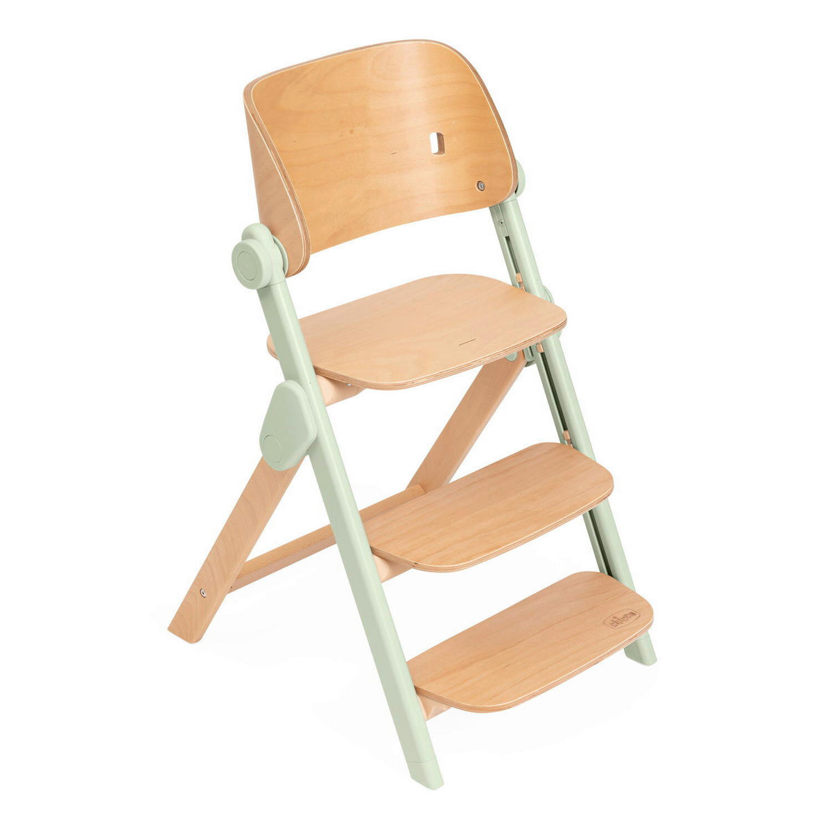 HOCHSTUHL Meraviglia Buchefarben, Olivgrün Olive/Buche  - Buchefarben/Olivgrün, Basics, Holz/Kunststoff (44/63-83/55cm) - Chicco