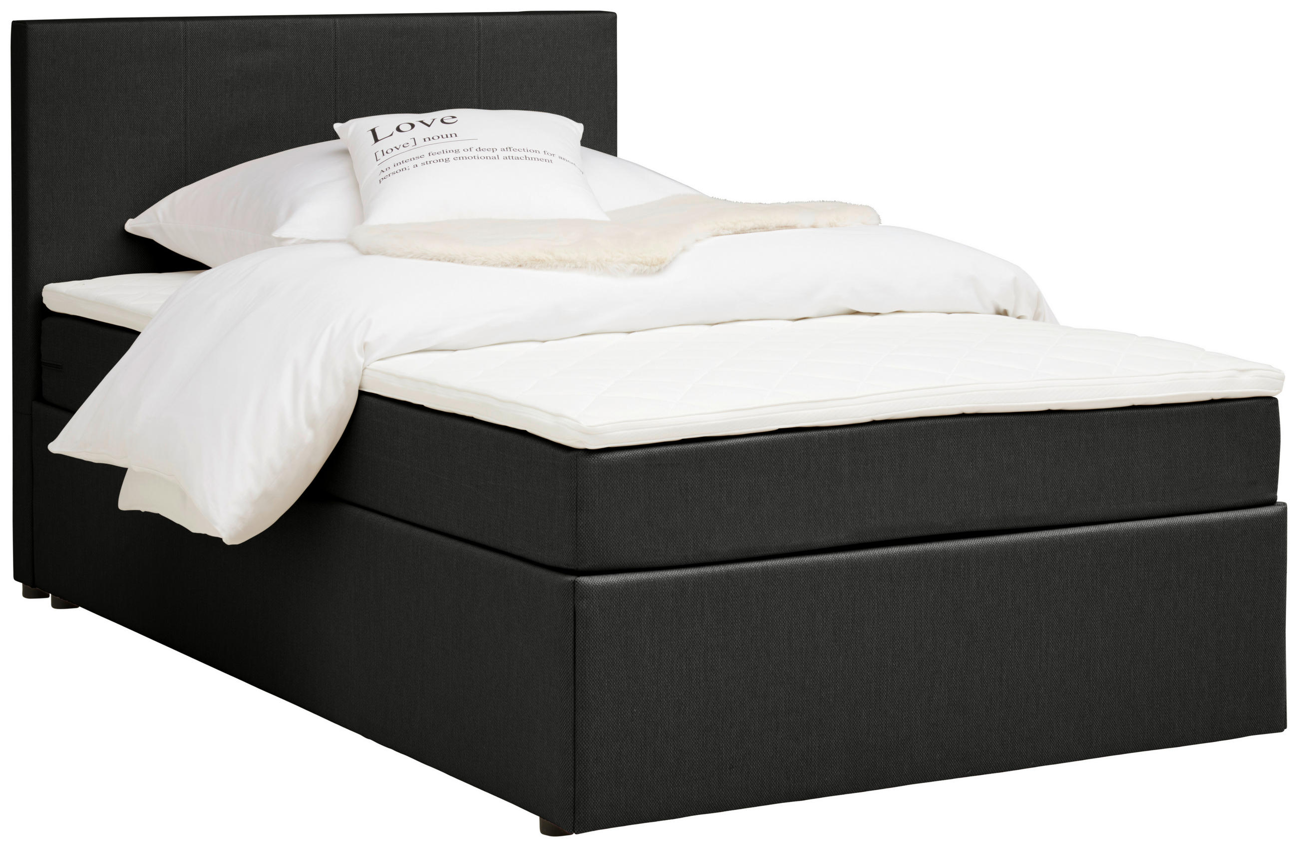 PAT TIP BOXSPRING FĂRĂ ARCURI 120/200 cm in gri