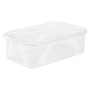 BOX MIT DECKEL 34,4/20,2/10,6 cm - Naturfarben, KONVENTIONELL, Kunststoff (34,4/20,2/10,6cm) - Rotho