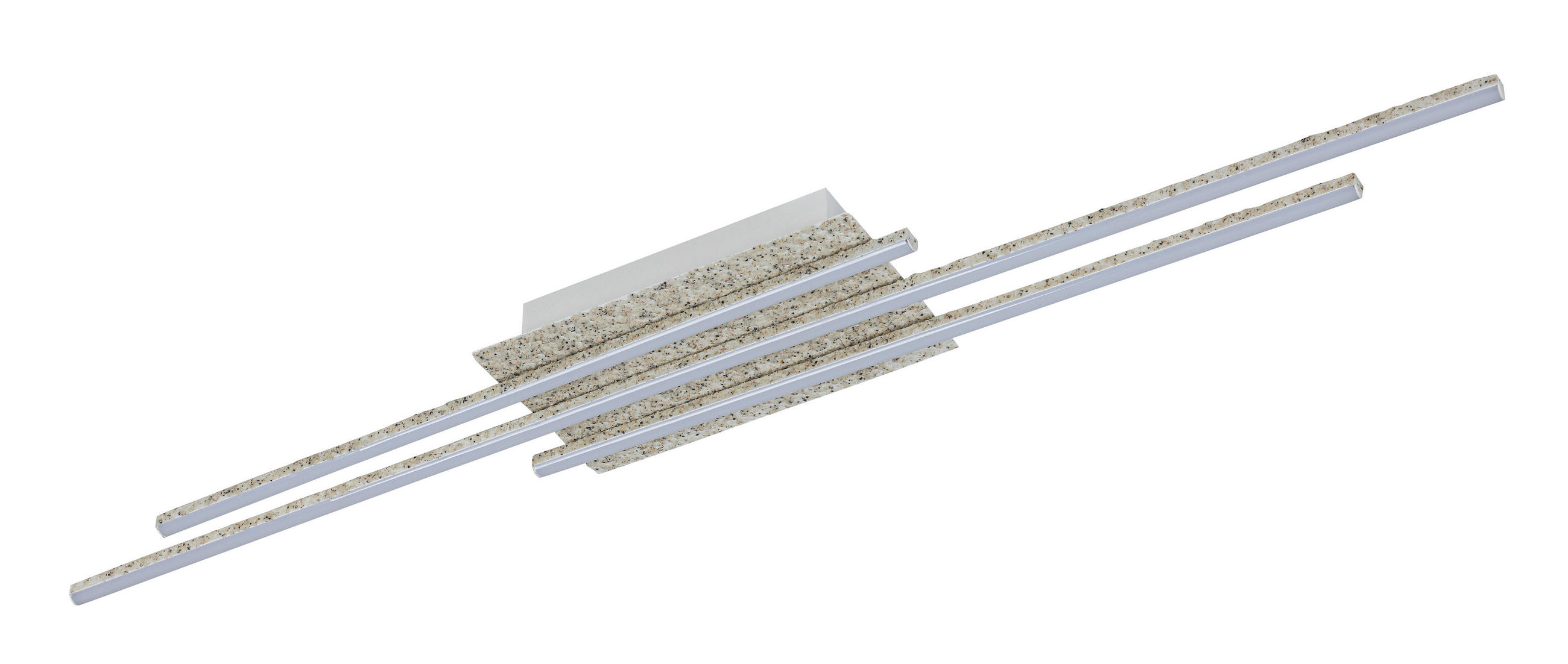 DECKENLEUCHTE 90/14/5,5 cm  - Weiß, Trend, Kunststoff/Metall (90/14/5,5cm) - Collett's Monde