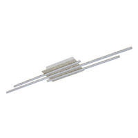 DECKENLEUCHTE 90/14/5,5 cm  - Weiß, Trend, Kunststoff/Metall (90/14/5,5cm) - Collett's Monde