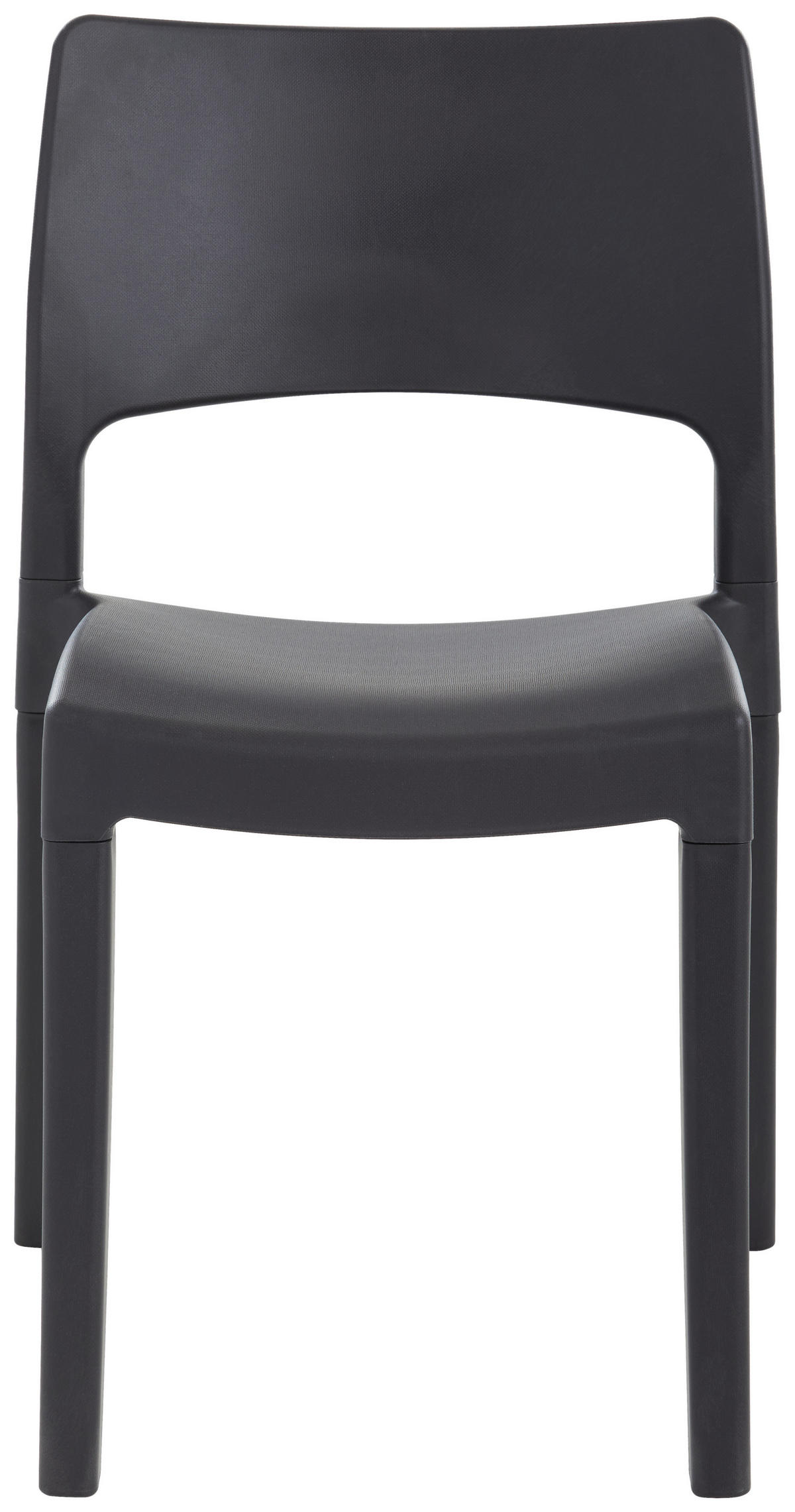 ZAHRADNÍ ŽIDLE, plast - antracitová, Basics, plast (50/84/45cm) - Ambia Garden