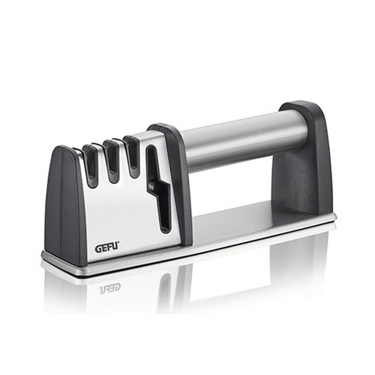 MESSERSCHÄRFER Colt Pro  Metall, Keramik  - Silberfarben, Basics, Keramik/Kunststoff (22/6/8,5cm) - Gefu