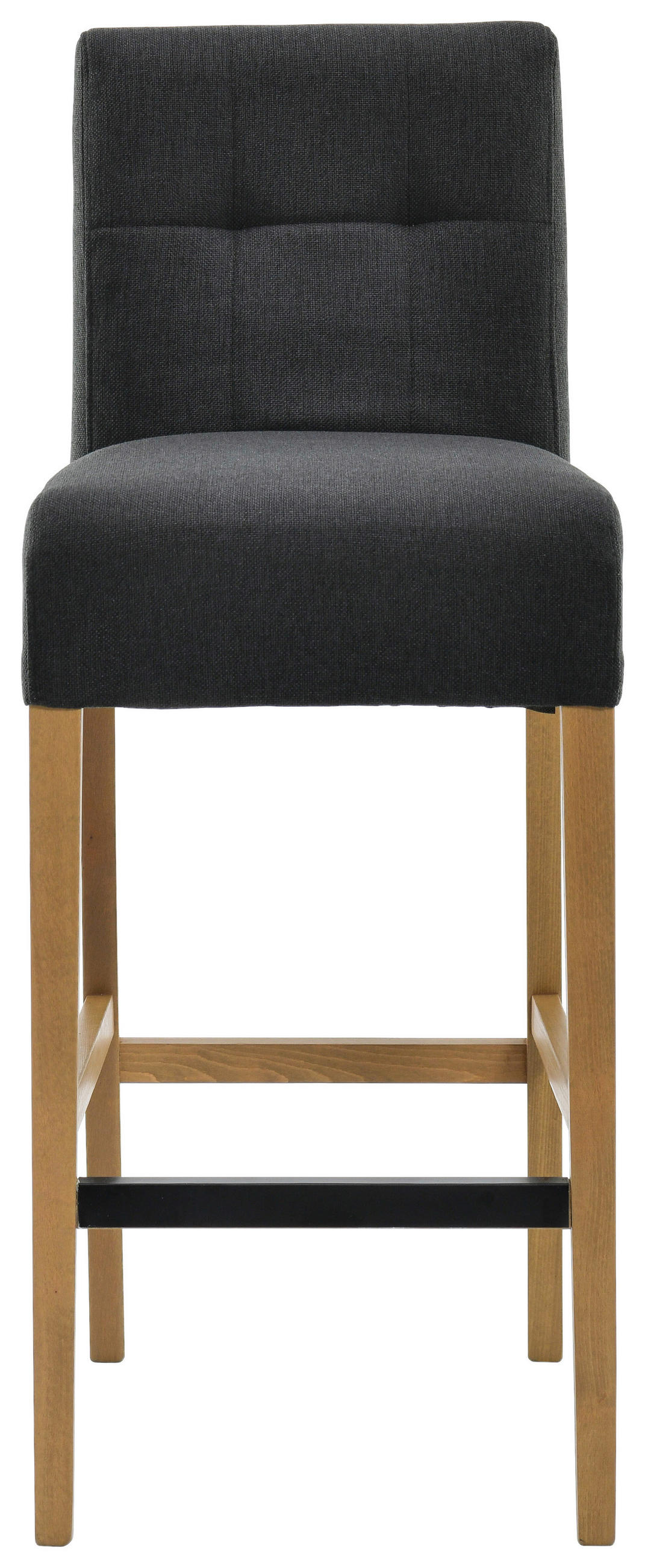 BÁRSZÉK textil antracit  - tölgyfa színű/antracit, Konventionell, textil/fa (42/102/53cm) - Carryhome