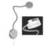 LED-WANDLEUCHTE - Nickelfarben, Design, Metall (51cm) LED-WANDLEUCHTE - Nickelfarben, Design, Metall (51cm)