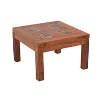 LOUNGETISCH 70/70/45 cm Holz  - Braun, Basics, Holz (70/70/45cm) - Gardenson