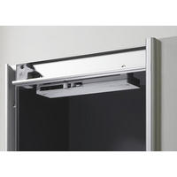 TÜRDÄMPFER 17,5/1,5/5,7 cm 2-teilig Silberfarben  - Silberfarben, Kunststoff/Metall (17,5/1,5/5,7cm) - Carryhome