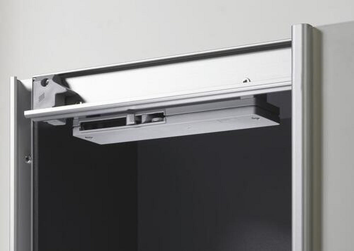 TÜRDÄMPFER   - Silberfarben, Design, Kunststoff/Metall - Carryhome