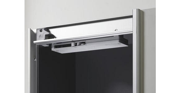 TÜRDÄMPFER 17,5/1,5/5,7 cm 2-teilig Silberfarben - Silberfarben, Kunststoff/Metall (17,5/1,5/5,7cm) - Carryhome