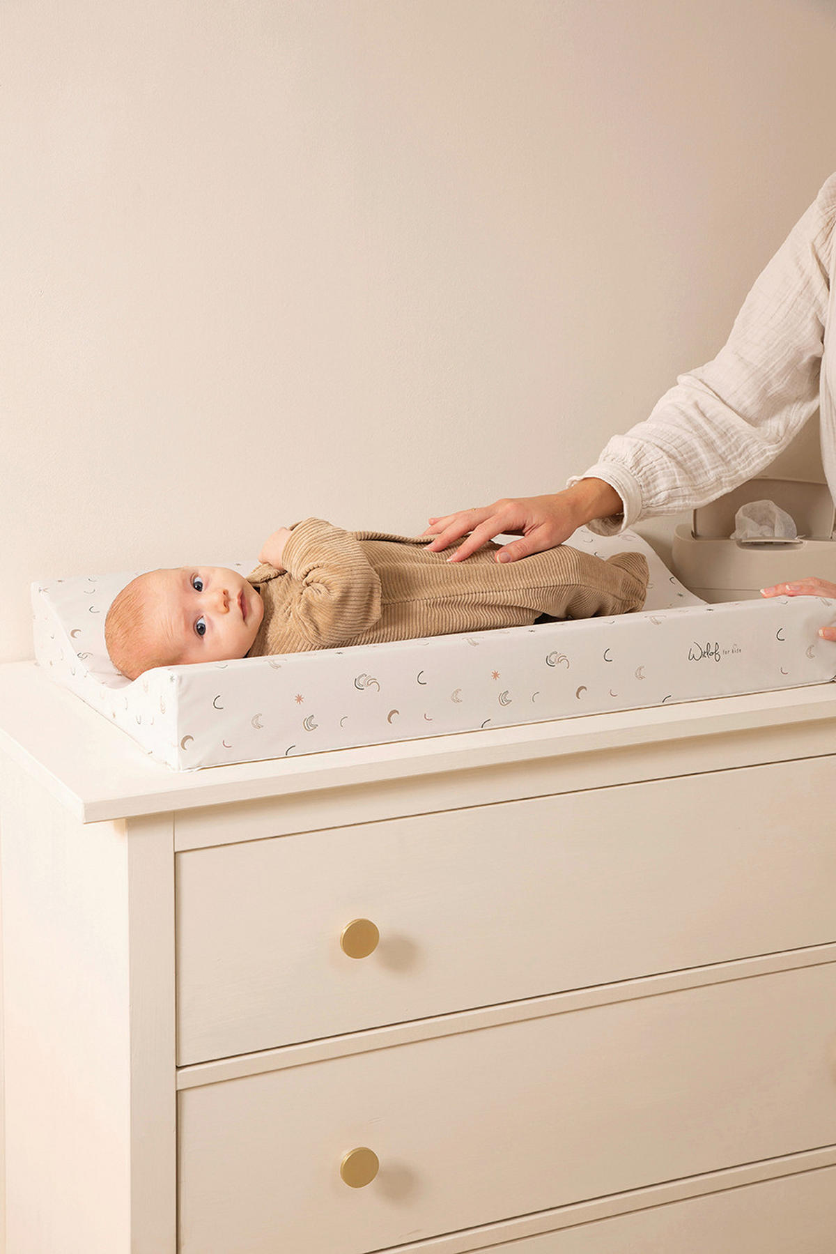 WICKELAUFLAGE - Perlmutt, Basics, Kunststoff (72/44/9cm) - Witlof for Kids