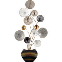 ZIDNA DEKORACIJA  45/91/6 cm         - bijela/srebrne boje, Lifestyle, metal (45/91/6cm) - Ambia Home