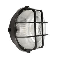 VÄGGLAMPA UTOMHUS - svart, Lifestyle, glas/plast (18/18/10cm)