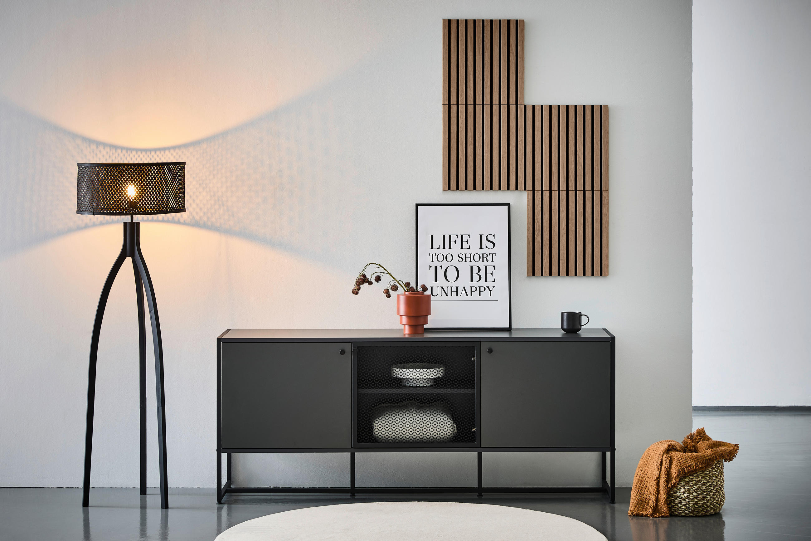 WANDPANEEL Walnussfarben  - Walnussfarben, Design, Holzwerkstoff/Kunststoff (41/41/2,1cm) - Livetastic